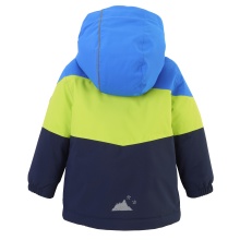 First Instinct Winter Jacket FISW 3 (PFC-free, waterproof and windproof) neon yellow/blue toddlers