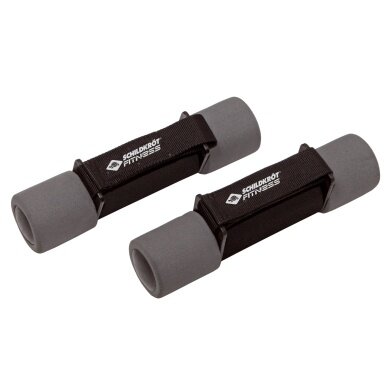 Schildkröt Fitness Soft Dumbbells Coated 2x1kg in Carrybag