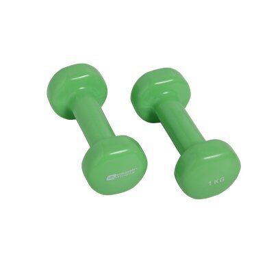 Schildkröt Fitness Dumbbells Vinyl (Iron/PVC) green Set 2x1,0kg