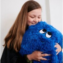 Flauschn Cuddle Cushion Buddy 50cm blue - 1 piece