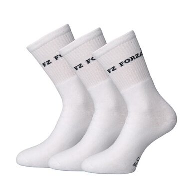 Forza Sport Socks FZ Classic Crew white - 3 pairs