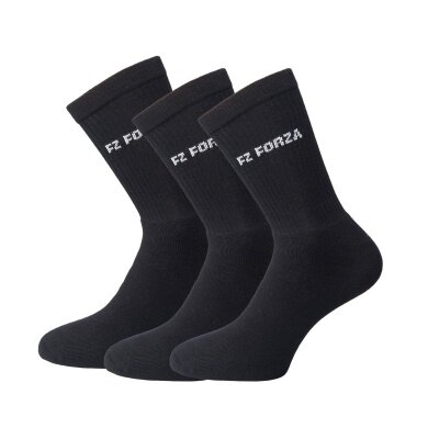 Forza Sport Socks FZ Classic Crew black - 3 pairs