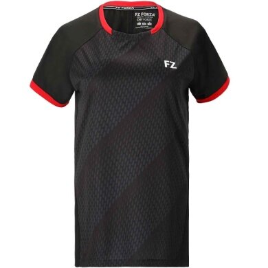 Forza Sport-Shirt Coral Tee (comfortable fit) black/red Women