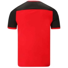 Forza Sport T-shirt Check Tee (comfortable fit) red/black Boys