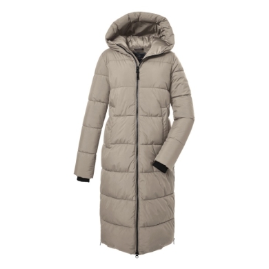 G.I.G.A. DX Winter Down Coat GW 50 with Hood (water-repellent, windproof) light beige Women