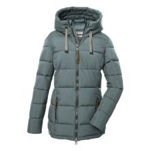 G.I.G.A. DX Winter Down Jacket GW 12 with Hood (water-repellent, windproof, breathable) blue-green Women