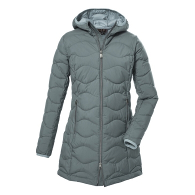 G.I.G.A. DX Winter Down Parka GW 20 with Hood (water-repellent, breathable, windproof) blue-green Women