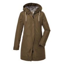 G.I.G.A. DX Winter Functional Parka GW 13 with Hood (water-repellent, windproof) brown Women