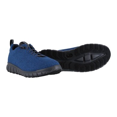 Ganter Sneaker Evo Merino Wool (Merino Walk Felt for Good Climate Comfort) Petrol Blue/Anthracite Men