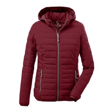 G.I.G.A. DX Winter Functional Jacket Uyaka with Hood (water-repellent and windproof) deep red Women