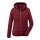 G.I.G.A. DX Winter Functional Jacket Uyaka with Hood (water-repellent and windproof) deep red Women