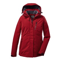 Killtec Winter Jacket KOW 140 with Hood (waterproof and windproof) red Women