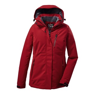 Killtec Winter Jacket KOW 140 with Hood (waterproof and windproof) red Women