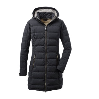 G.I.G.A. DX Winter quilted parka GW 13 with hood (water-repellent and windproof) midnight blue Women