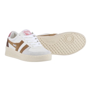 Gola Sneaker Grandslam Trident 2024 white/brown/rose ladies