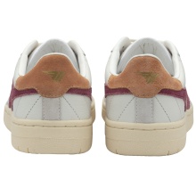 Gola Falcon Leather Sneakers 2024 white/magenta/terracotta red ladies