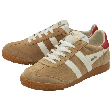 Gola Sneaker Elan 2024 caramel brown/white/dark red ladies