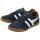 Gola Harrier Suede Leather Sneakers 2024 navy blue/off white/orange men's