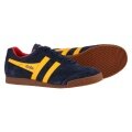 Gola Sneaker Harrier Suede-Leather navy blue/yellow/red Men