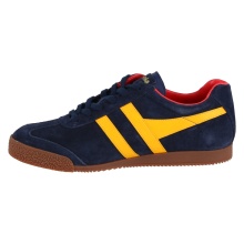 Gola Sneaker Harrier Suede-Leather navy blue/yellow/red Men