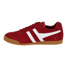 Gola Sneaker Harrier Suede-Leather red/white Men