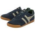 Gola Sneaker Harrier Suede-Leather 2024 navy blue/light grey/green Men