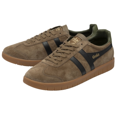 Gola Sneaker Hurricane Suede 2024 tobacco brown/black/khaki green men's