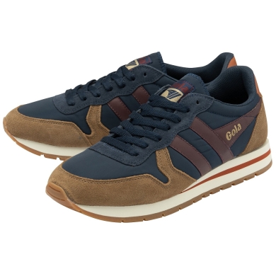 Gola Sneaker Daytona Chute 2024 navy blue/dark brown/red men's