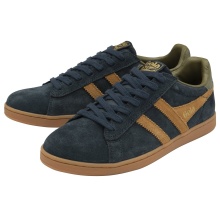 Gola Sneaker Equipe II Suede-Leather 2024 navy blue/brown/khaki green men's