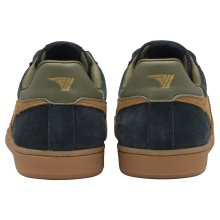 Gola Sneaker Equipe II Suede-Leather 2024 navy blue/brown/khaki green men's