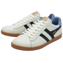 Gola Sneaker Equipe II Leather 2024 white/navy blue/light blue men's