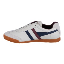 Gola Sneaker Harrier Leather Off White/Navy/Burgundy Men's