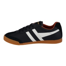 Gola Sneaker Harrier Leather black/white/orange Men