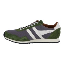 Gola Sneaker Track Mesh 2 317 - Made in England - dark grey/green/off white men's