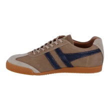 Gola Sneaker Harrier Suede-Leather Knightsbridge 2024 - Made in England - light brown/navy blue Men