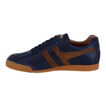 Gola Sneaker Harrier Mayfair 2024 - Made in England - navy blue/brown Men