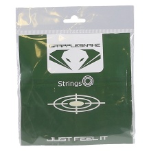 Stringing with tennis string Grapplesnake Tour Sniper (Durability+Spin) silver