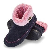 Gumbies Ossa High slippers navy blue/pink ladies