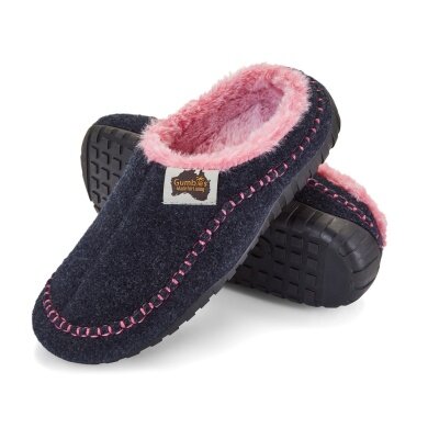 Gumbies Slippers Ossa Low navy blue/pink ladies