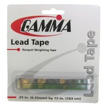 Gamma Lead Tape for Racket Tuning (18g, 183cm) - 1 Roll