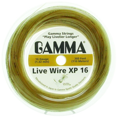 Gamma Tennis String Live Wire XP (Touch+Comfort) natural 110m roll