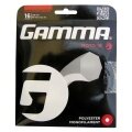 Stringing with tennis string Gamma Moto (Durability+Spin) black