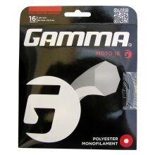 Gamma Tennis String Moto (Durability+Spin) black 12m Set