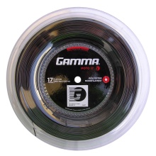 Gamma Tennis String Moto (Durability+Spin) black 200m roll