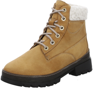 Ganter Winter Boots Gela Leather/Merino Wool Nougat Brown Women