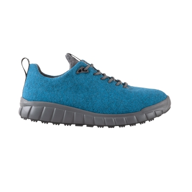 Ganter Sneaker Evo Merino Wool (Merino Walk Felt for Good Climate Comfort) Petrol Blue/Anthracite Grey Women