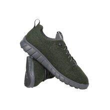 Ganter Sneaker Evo Merino Wool (Merino Walk Felt for Good Climate Comfort) Olive Green/Anthracite Men