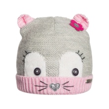 Giesswein Hat Roethelstein grey/pink Children 1pc