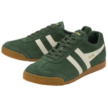 Gola Sneaker Harrier Suede-Leather green/white Men