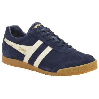 Gola Sneaker Harrier Suede-Leather navy blue/white Men